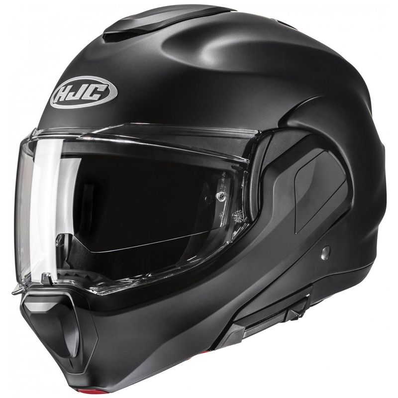Casque moto modulable HJC F100 Solid Semi Flat noir