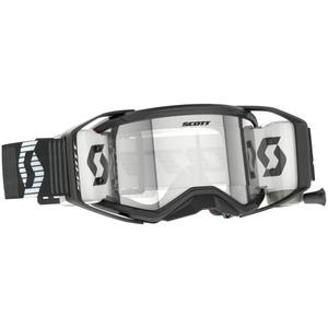 Lunettes de motocross SCOTT Prospect 2.0 WFS noir-blanc avec plexiglas transparent