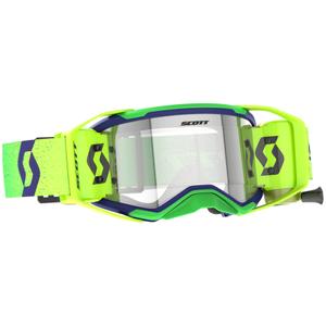 Lunettes de motocross SCOTT Prospect 2.0 WFS Violet-Jaune Fluo avec Plexiglas Transparent