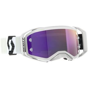 Lunettes de motocross SCOTT Prospect 2.0 blanc-noir avec plexiglas violet