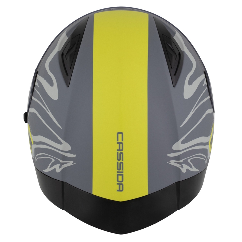 Casque intégral Cassida Orbit Multivers gris mat-jaune fluo-noir