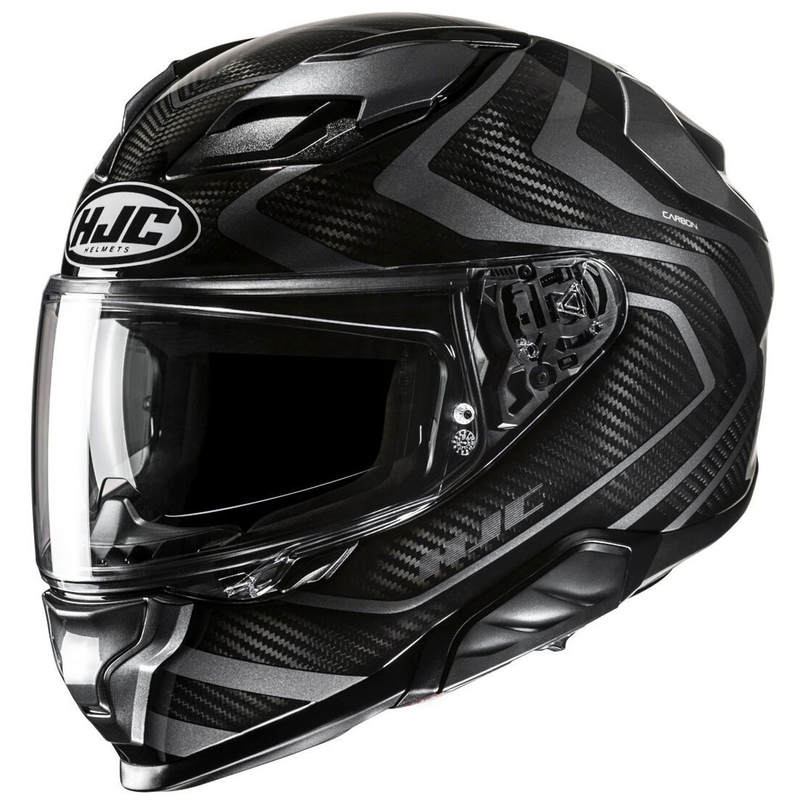 Casque moto intégral HJC F71 Carbon Nevio MC3H noir-gris