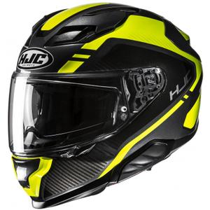 Casque moto intégral HJC F71 Tozz MC3H noir-jaune fluo
