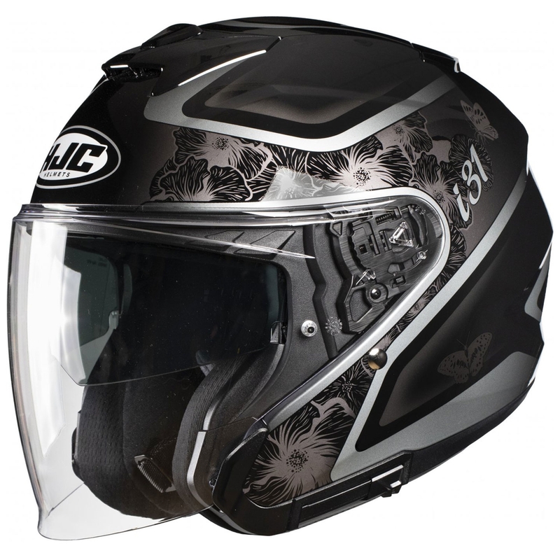 Casque moto ouvert HJC i31 Iona MC5 noir-gris