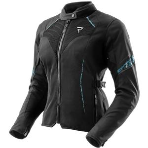 Blouson moto femme Rebelhorn Jax noir-menthe