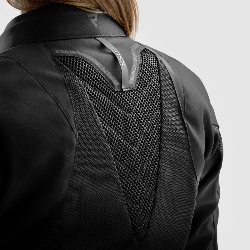 Veste de moto pour femme Rebelhorn Jax noire