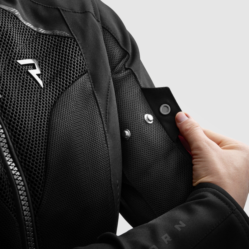Veste de moto pour femme Rebelhorn Jax noire