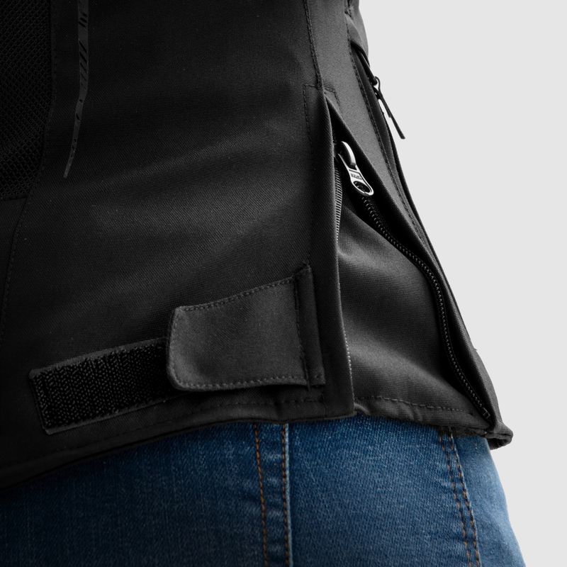 Veste de moto pour femme Rebelhorn Jax noire