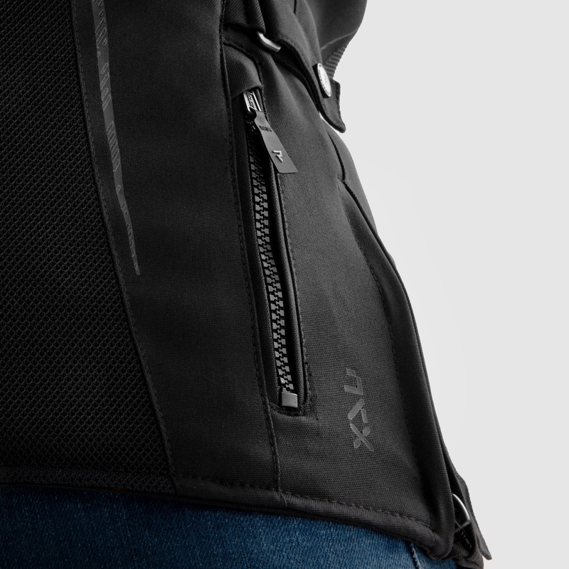 Veste de moto pour femme Rebelhorn Jax noire