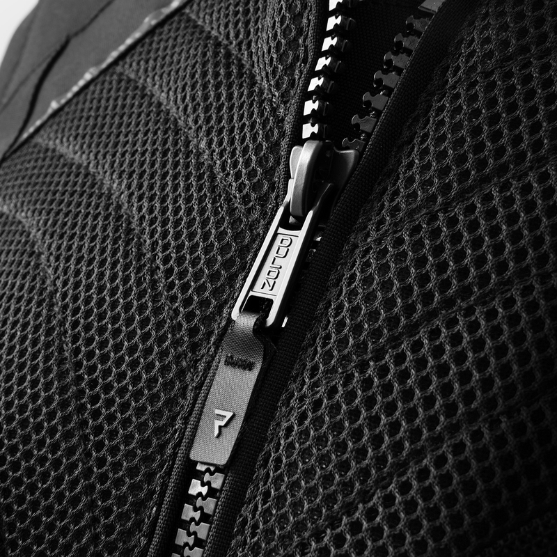 Blouson moto femme Rebelhorn Jax noir et or