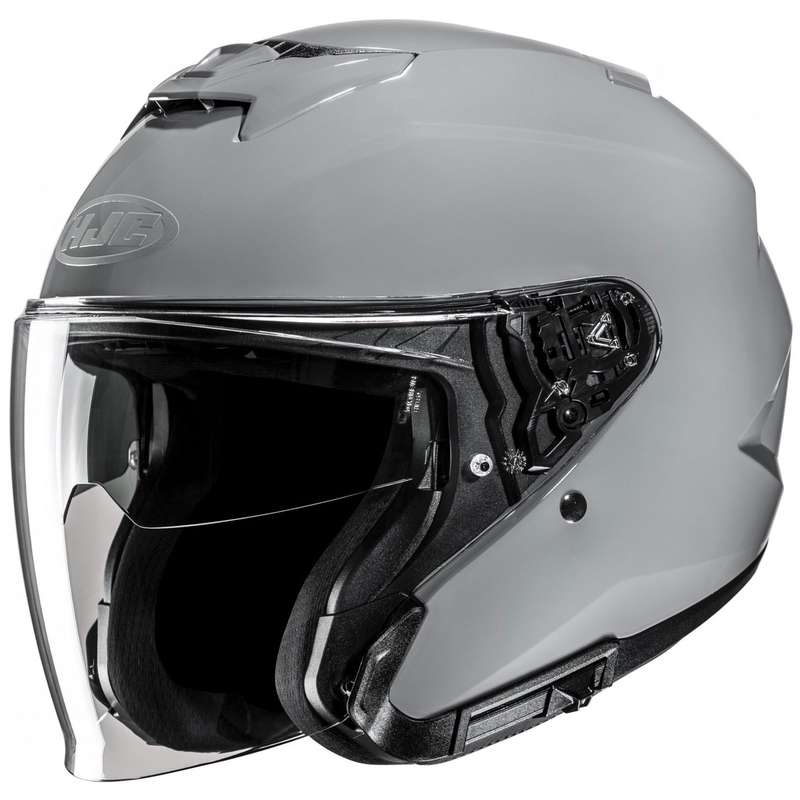 Casque moto ouvert HJC i31 Solid gris