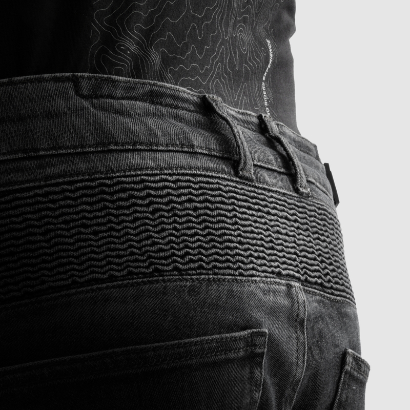 Jean moto Rebelhorn Vandal Mono noir délavé