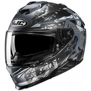 Casque moto intégral HJC i71 Taurus MC5SF noir-gris