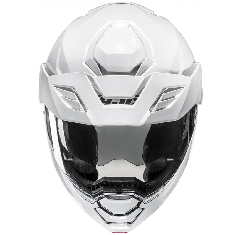 Casque moto modulable HJC i80 Solid blanc perle
