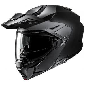 Casque moto modulable HJC i80 Solid Semi Flat noir