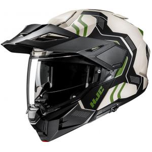 Casque moto modulable HJC i80 Velly MC4SF beige-noir