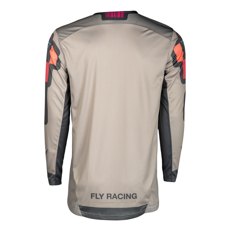 Maillot cross FLY Racing Lite Vice gris-rose