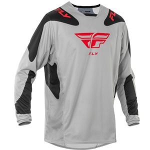 Maillot cross FLY Racing Kinetic Sym gris-rouge-noir