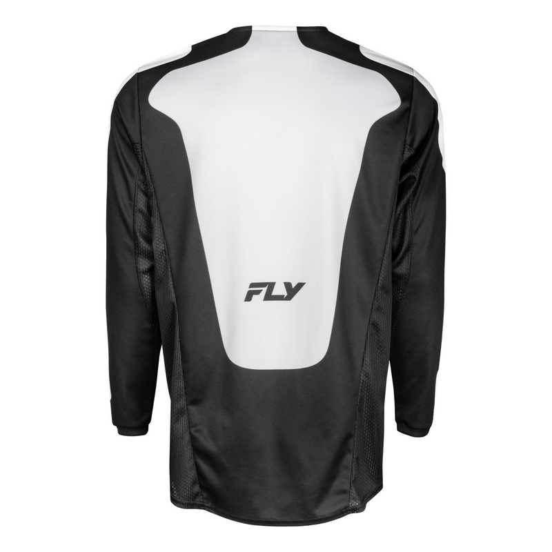 Maillot cross FLY Racing Kinetic Sym noir-blanc