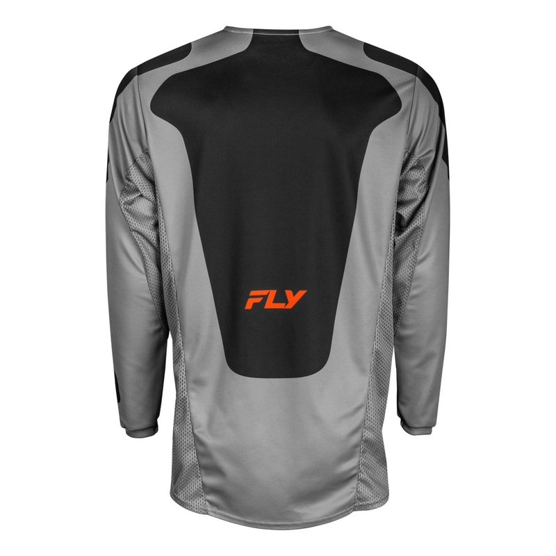 Maillot cross FLY Racing Kinetic Sym gris-orange-noir
