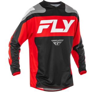Maillot cross FLY Racing F-16 noir-rouge-blanc