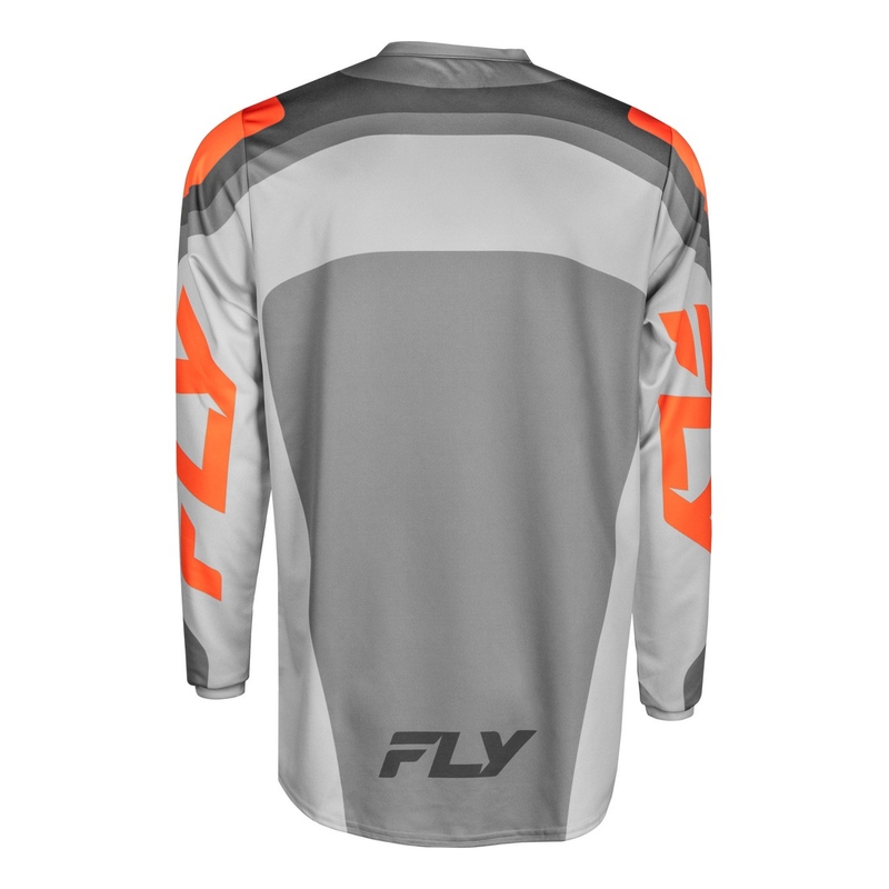 Maillot cross FLY Racing F-16 gris-orange