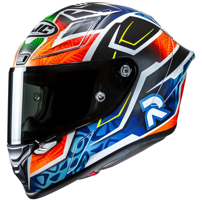 Casque moto intégral HJC RPHA 1 Binder Replica MC27SF noir-orange-bleu