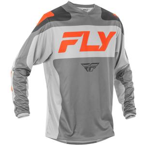Maillot cross FLY Racing F-16 gris-orange