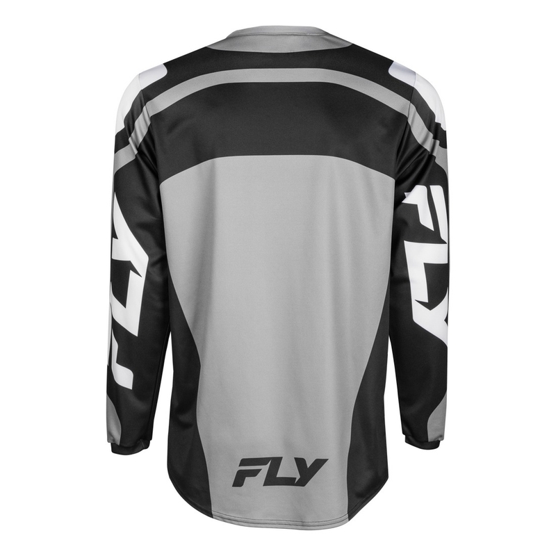 Maillot cross FLY Racing F-16 gris-noir-blanc