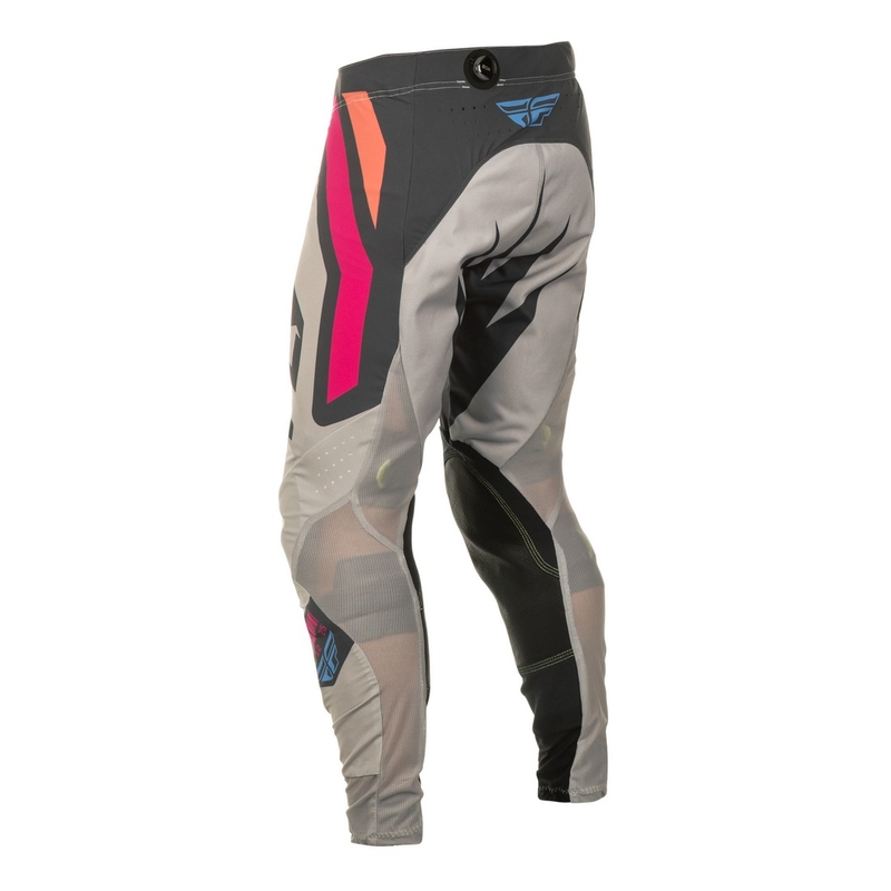 Pantalon cross FLY Racing Lite Vice gris-rose