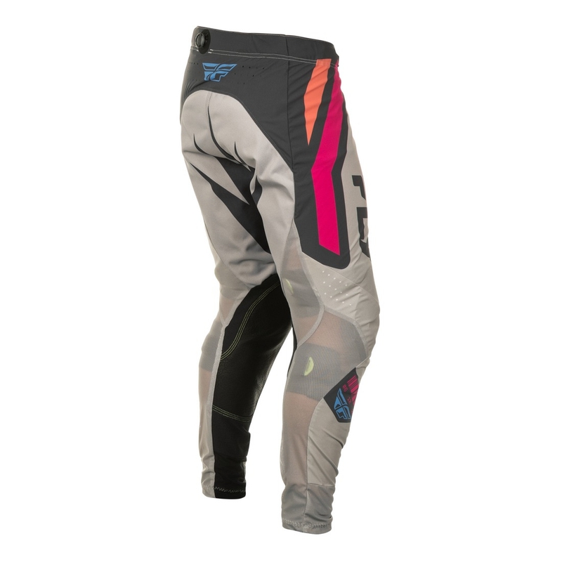 Pantalon cross FLY Racing Lite Vice gris-rose