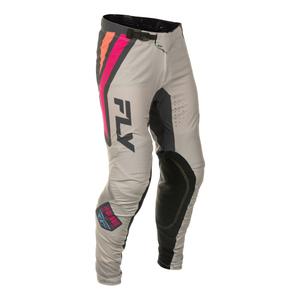 Pantalon cross FLY Racing Lite Vice gris-rose