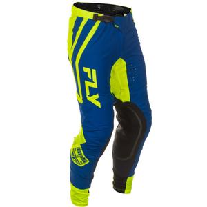 Pantalon cross FLY Racing Lite Lancer bleu-jaune fluo