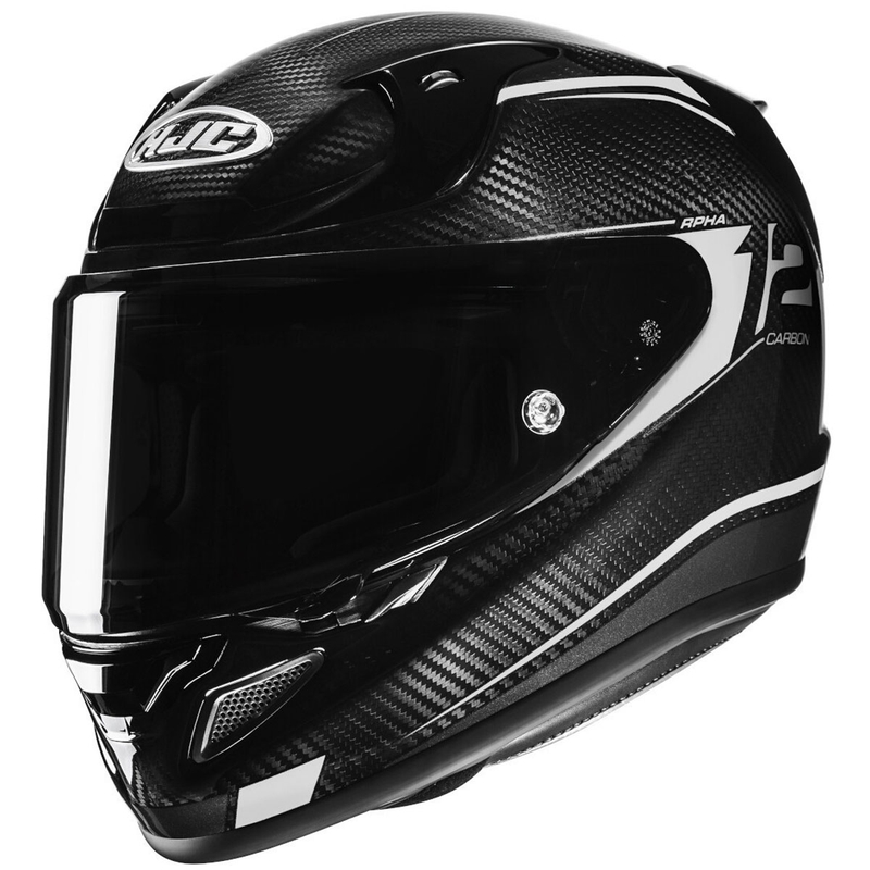 Casque moto intégral HJC RPHA 12 CARBON Keres MC5 noir-blanc
