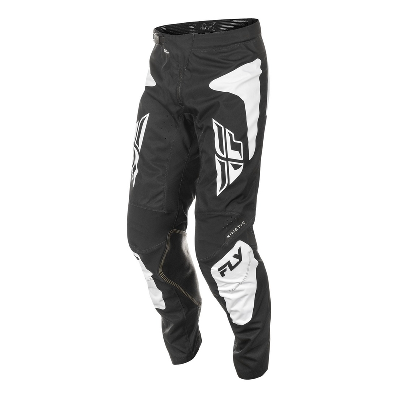 Pantalon cross FLY Racing Kinetic Sym noir-blanc