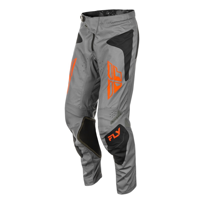 Pantalon cross FLY Racing Kinetic Sym gris-orange-noir
