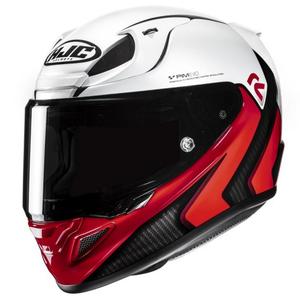 Casque moto intégral HJC RPHA 12 Kos MC1 blanc-rouge-noir