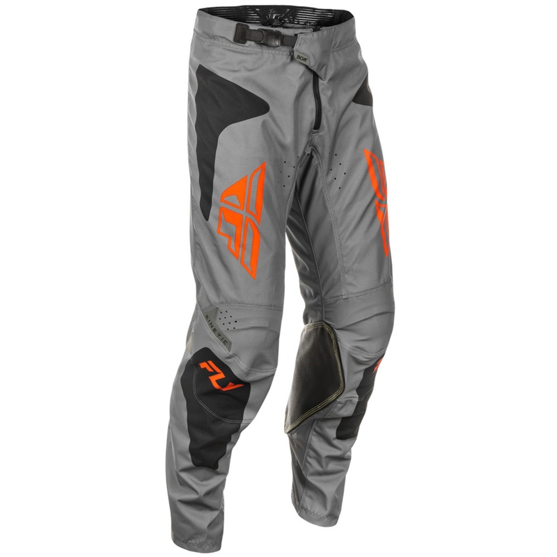 Pantalon cross FLY Racing Kinetic Sym gris-orange-noir