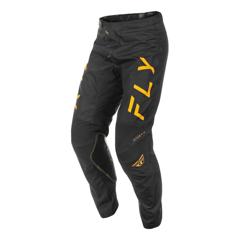 Pantalon cross FLY Racing Kinetic Center noir-or