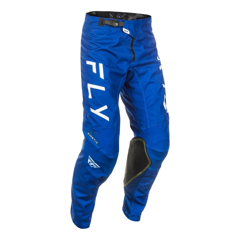 Pantalon cross FLY Racing Kinetic Center bleu-blanc