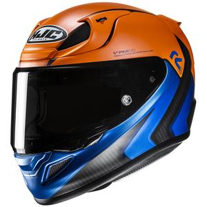 Casque moto intégral HJC RPHA 12 Kos MC27SF orange-bleu-noir