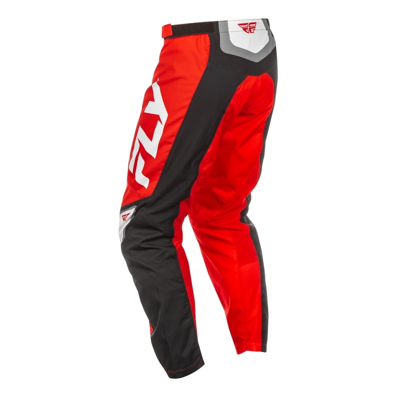 Pantalon moto cross FLY Racing F-16 noir-rouge-blanc
