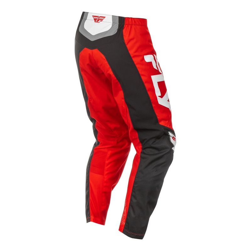 Pantalon moto cross FLY Racing F-16 noir-rouge-blanc