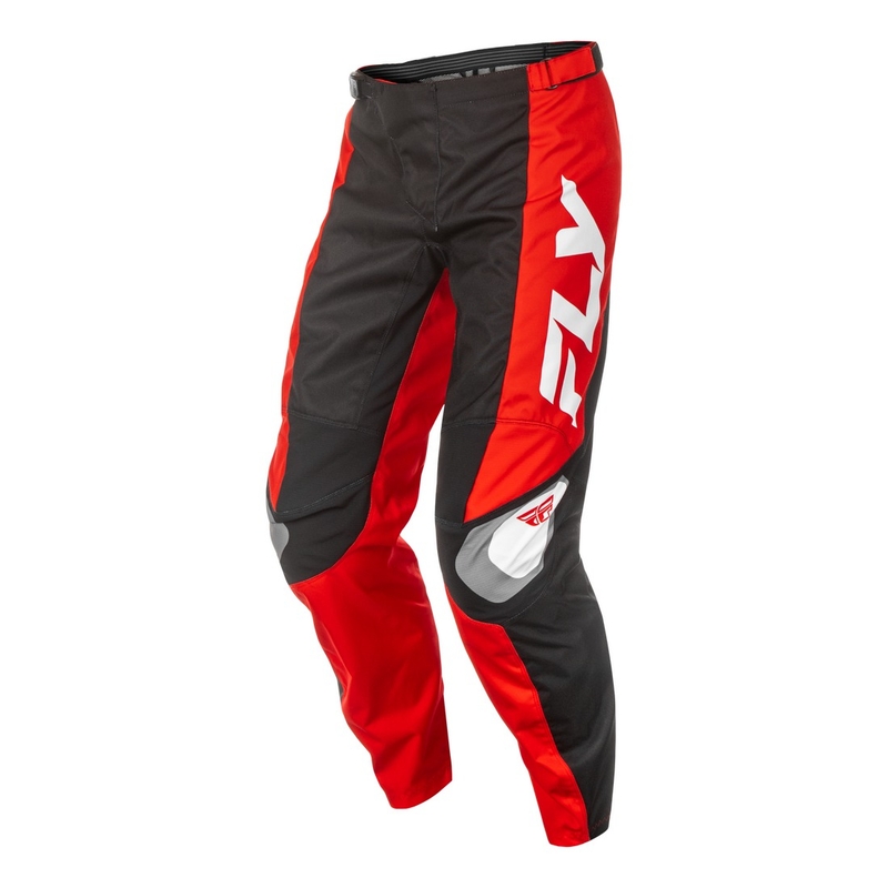 Pantalon moto cross FLY Racing F-16 noir-rouge-blanc