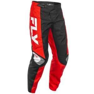 Pantalon moto cross FLY Racing F-16 noir-rouge-blanc