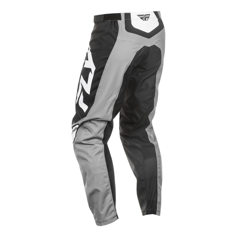 Pantalon cross FLY Racing F-16 gris-noir-blanc