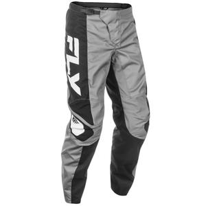 Pantalon cross FLY Racing F-16 gris-noir-blanc