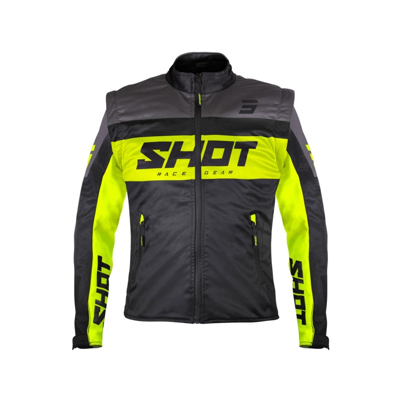 Veste Softshell Shot Softshell Lite noir-jaune fluo
