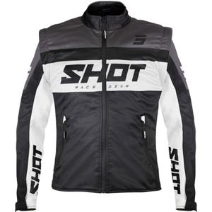 Veste Softshell Shot Softshell Lite noir et blanc