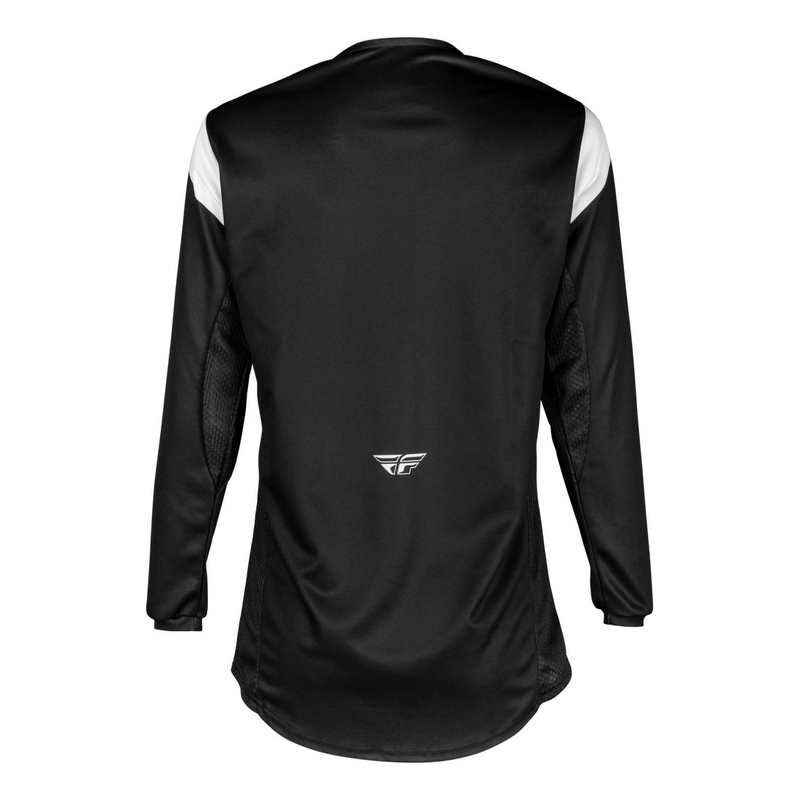 Maillot motocross enfant FLY Racing Kinetic Stoke noir-blanc